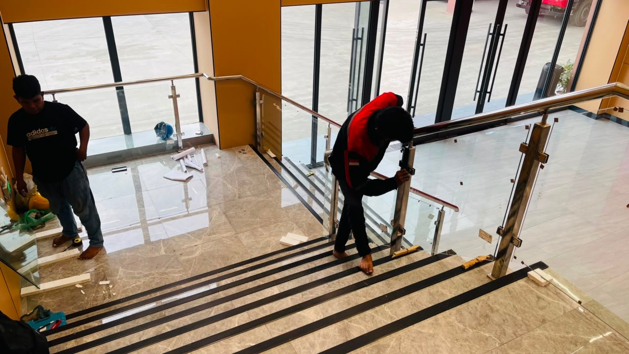 Railing Tangga PT. TMI Kawasan IMIP Morowali-Sulteng